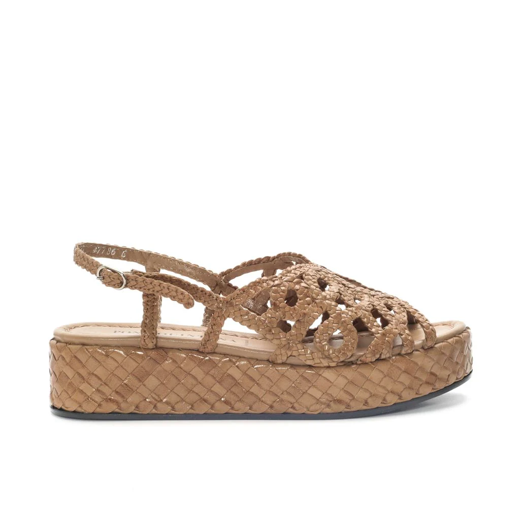 SANDALIA PLATAFORMA FORLI TAUPE - Imagen 2