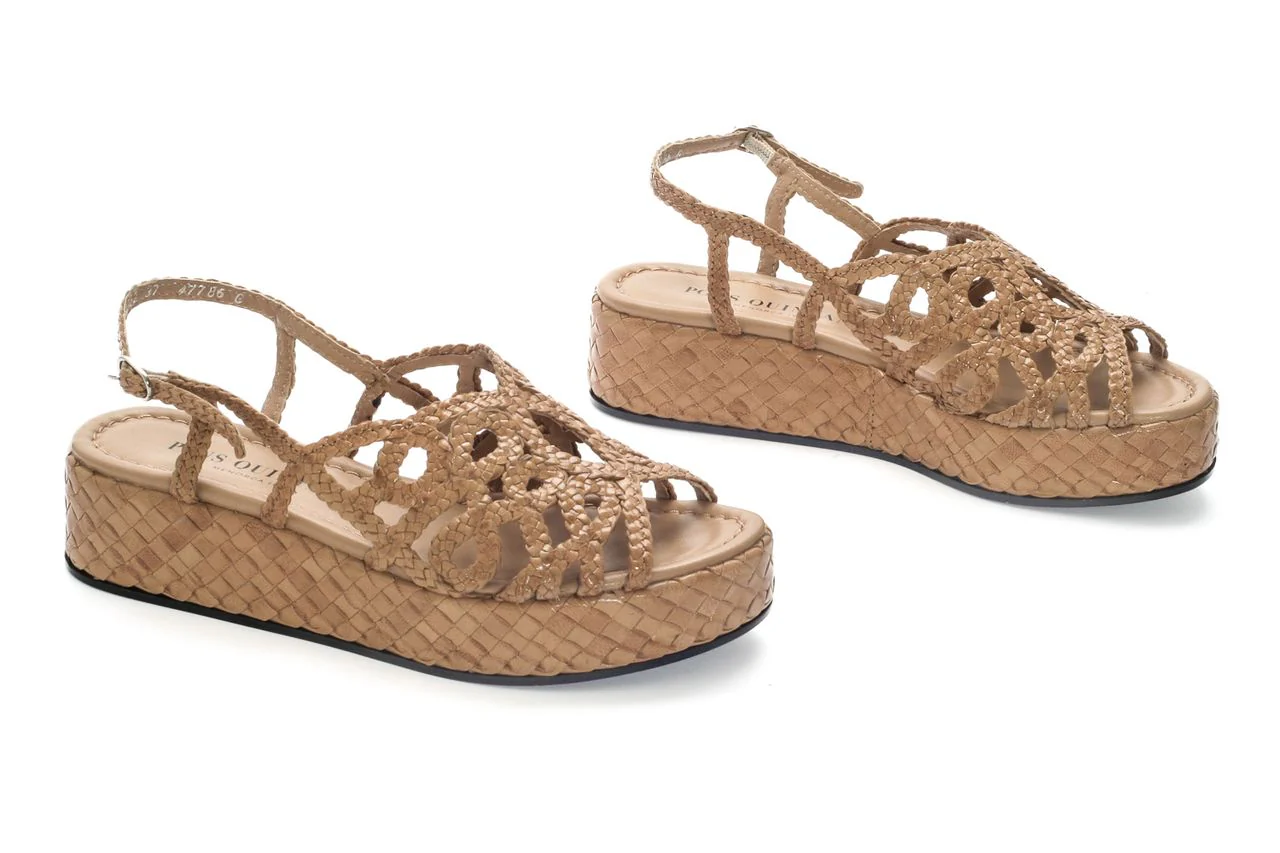 SANDALIA PLATAFORMA FORLI TAUPE - Imagen 3
