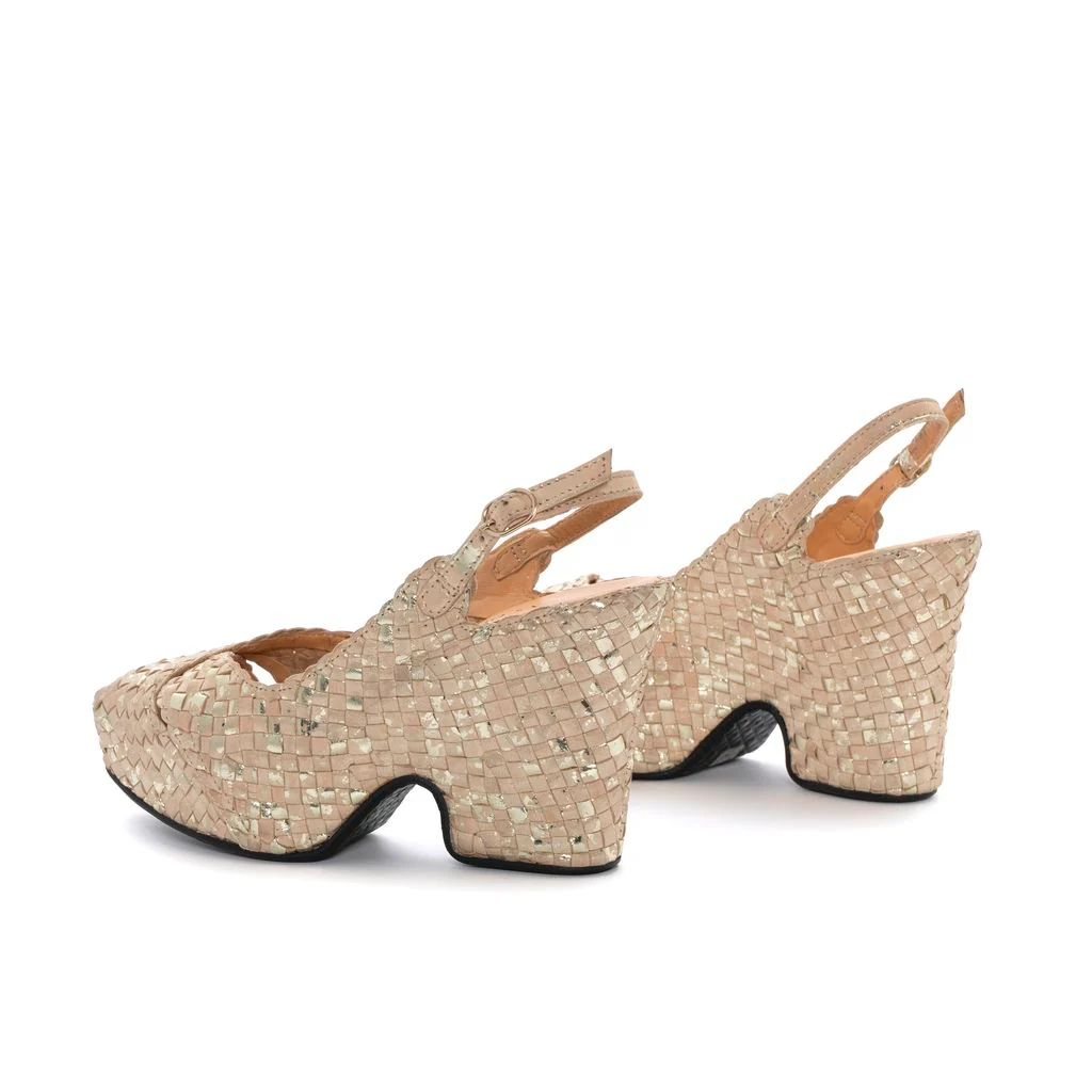 SANDALIA TACON CALI IVORY - Imagen 5