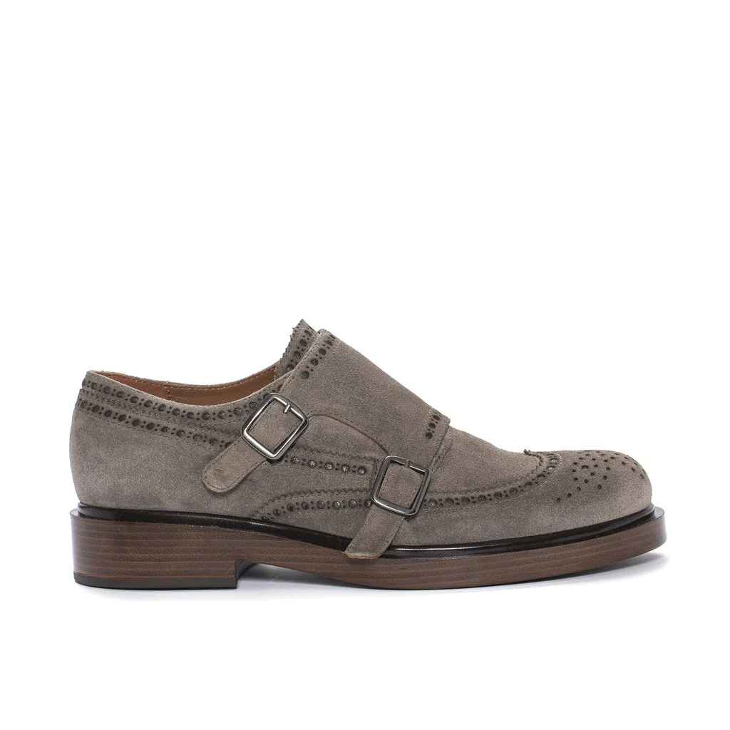 ZAPATO PLANO SELINE VELOUR TOPO - Imagen 2