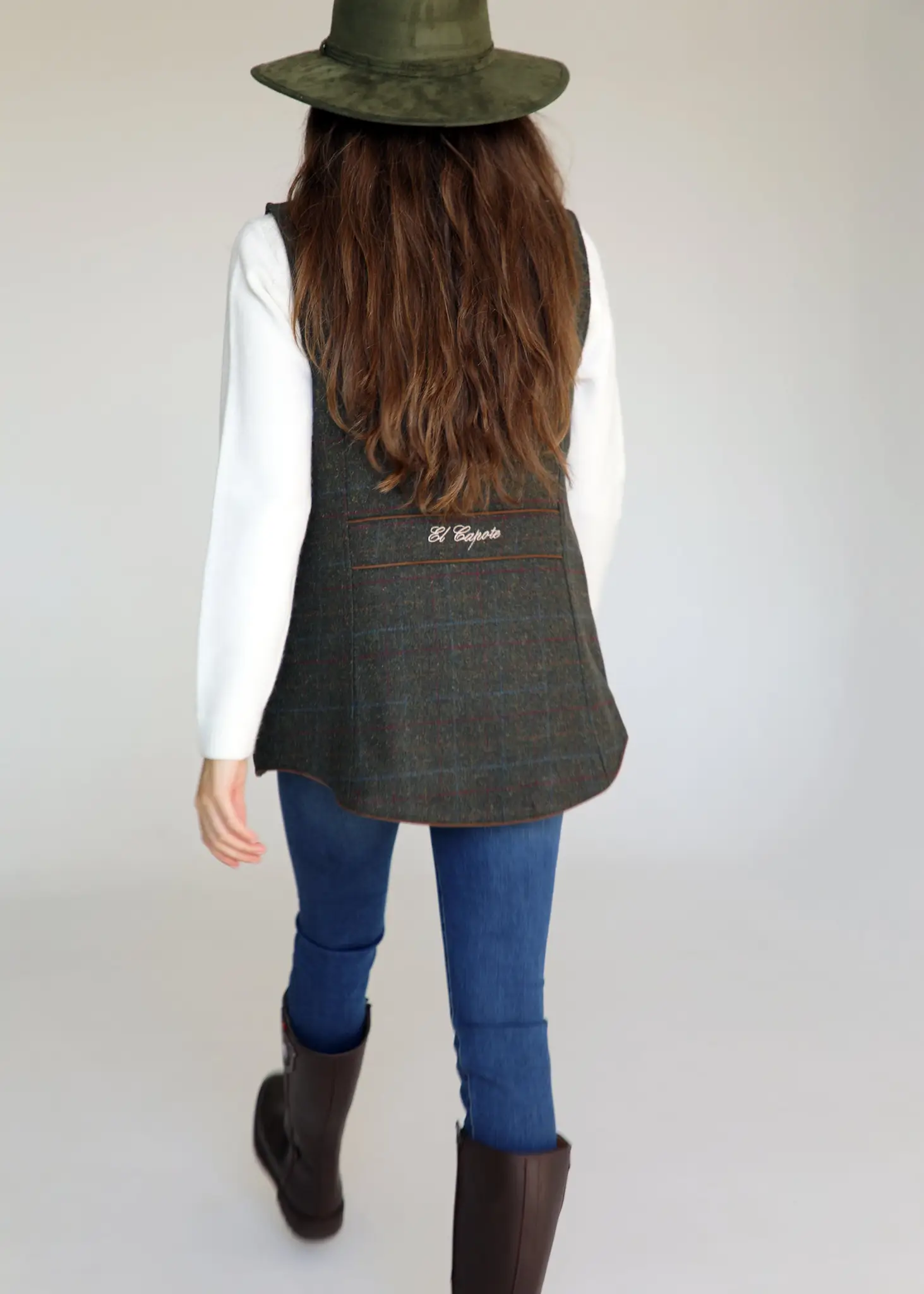 Chaleco Kaki Pelo Mujer - Imagen 7