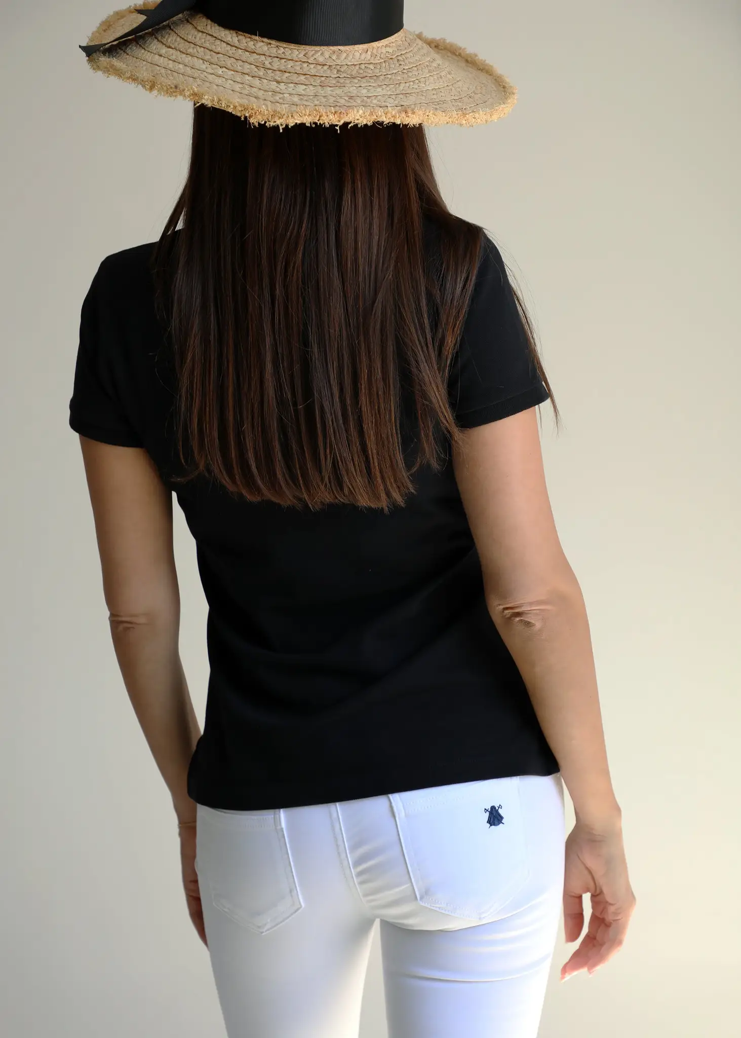 Polo Negro Classic Mujer - Imagen 6