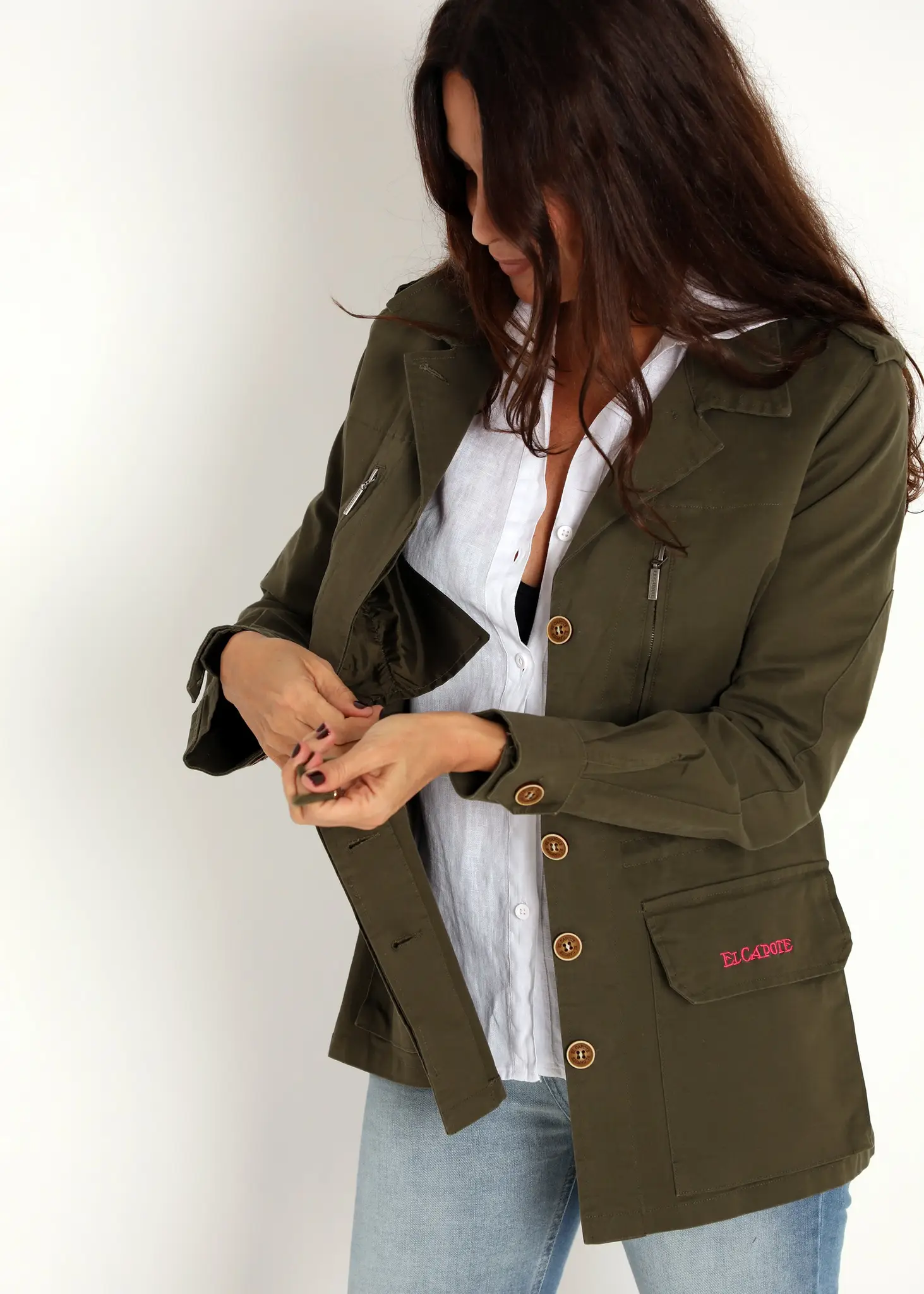 Sahariana Kaki Clavel Mujer - Imagen 5