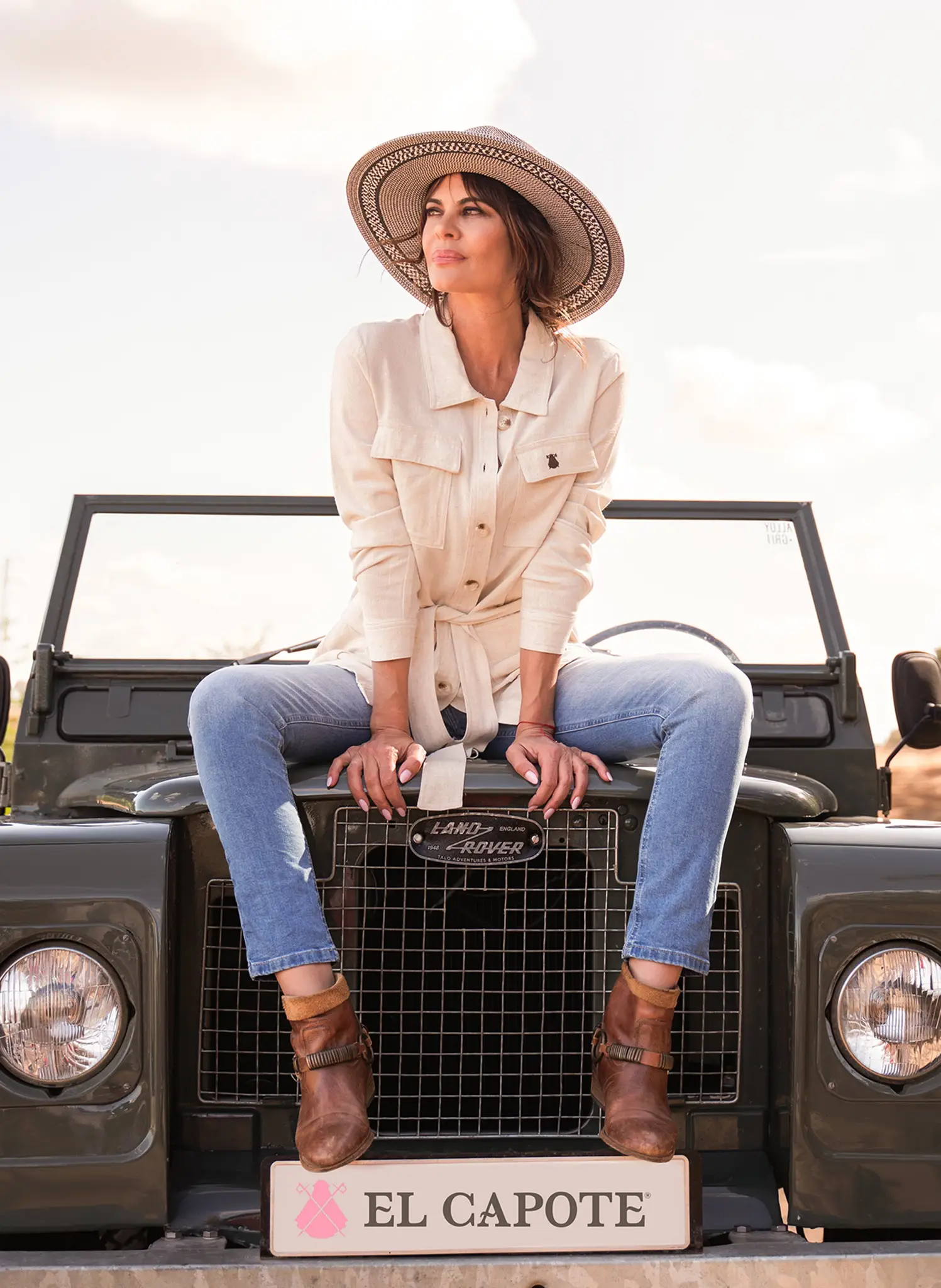 Sahariana Lino Beige Mujer - Imagen 4