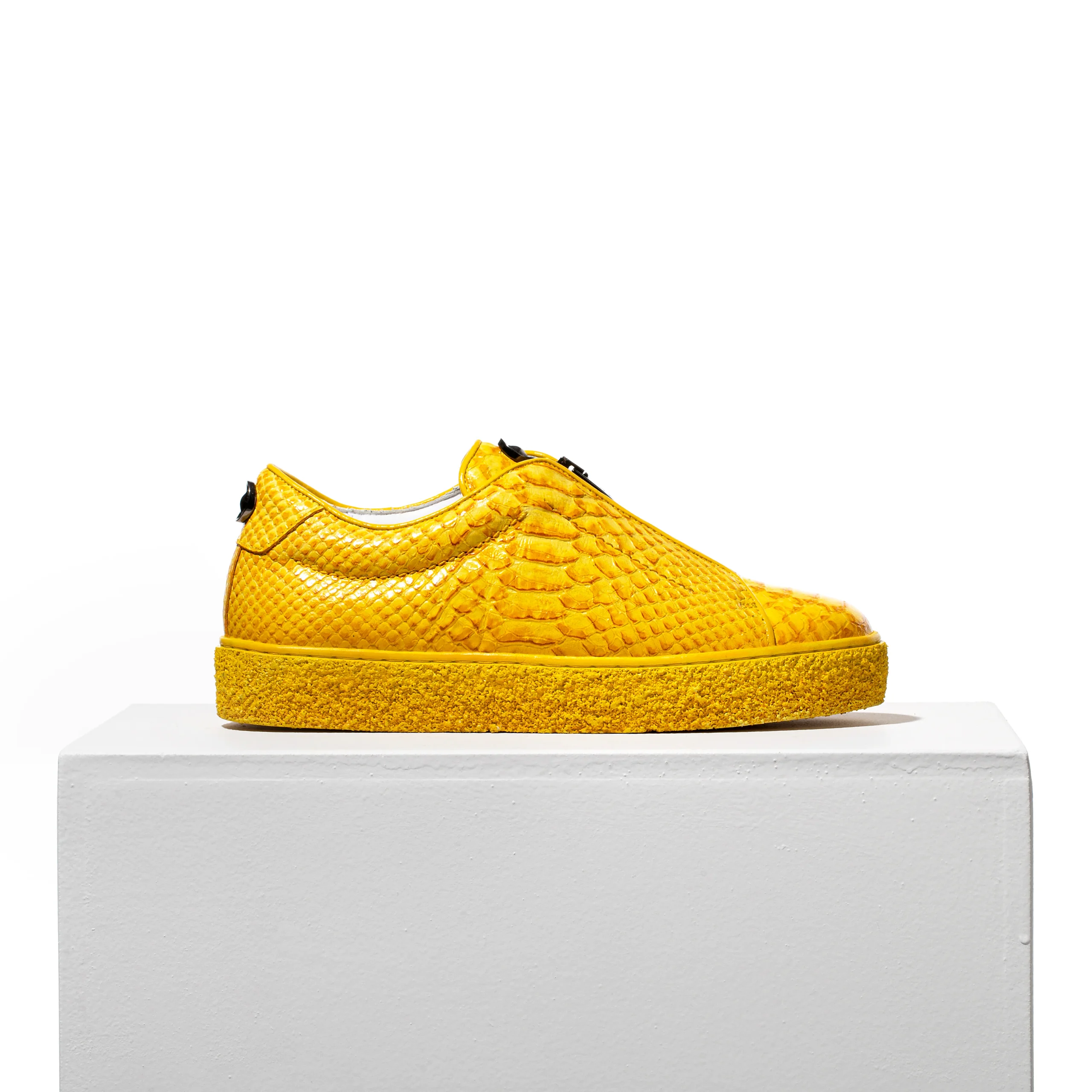 SNEAKER ONIX PYTON AMARILLO - Imagen 2