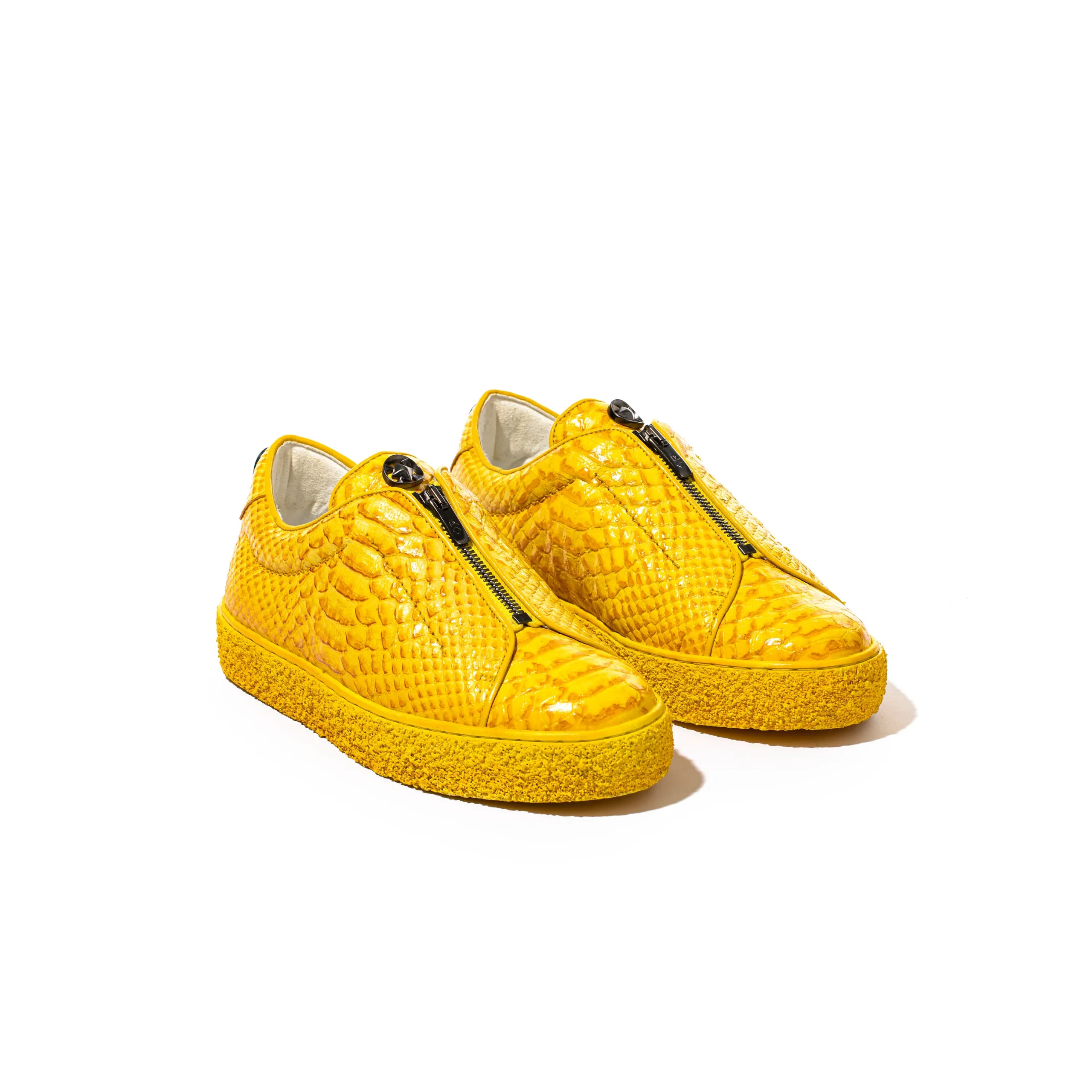 SNEAKER ONIX PYTON AMARILLO - Imagen 3