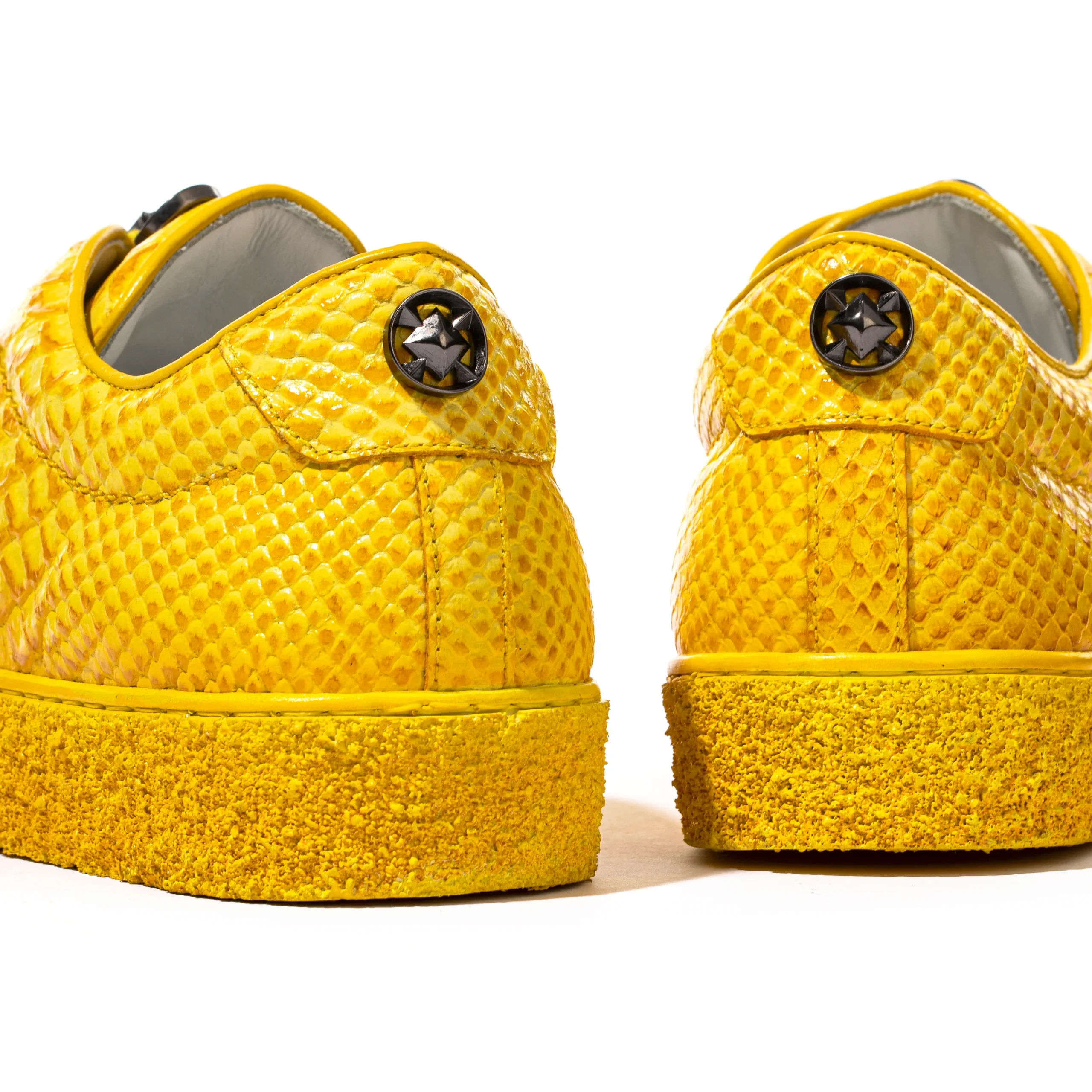 SNEAKER ONIX PYTON AMARILLO - Imagen 6