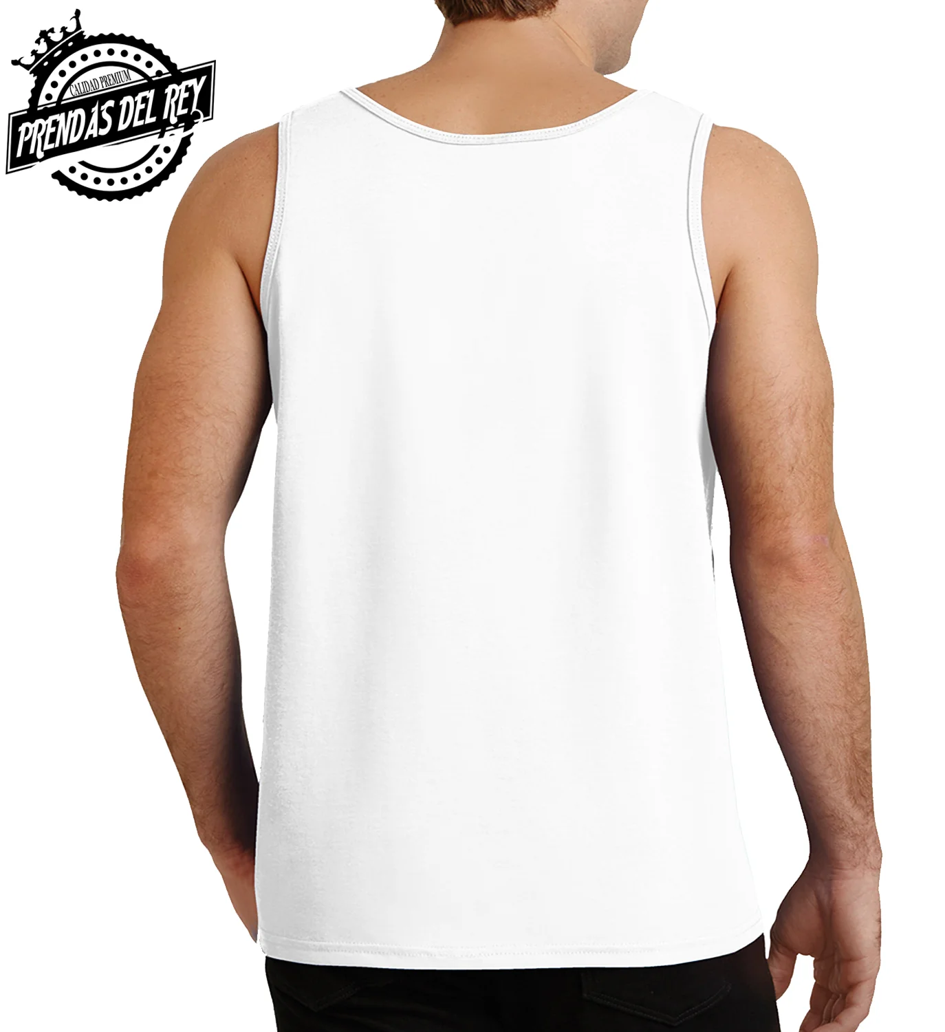 tank top para hombre tacto algodón brush - Imagen 3